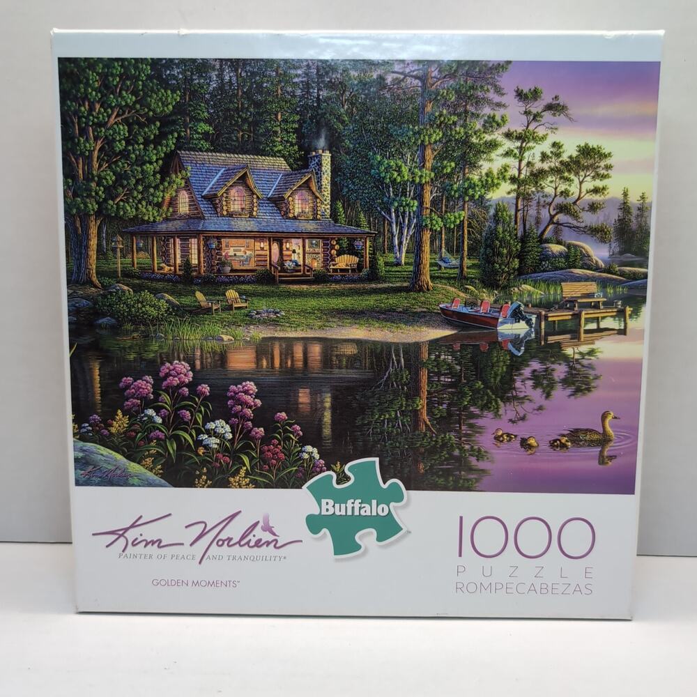 Kim Norlien 1000 Piece‎ Jigsaw Puzzle Golden Moments Buffalo Games Sealed